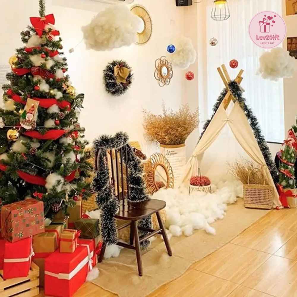 Mẫu trang trí noel văn phòng