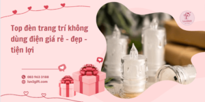 đèn trang trí không dùng điện