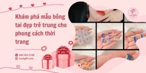 mẫu bông tai đẹp trẻ trung